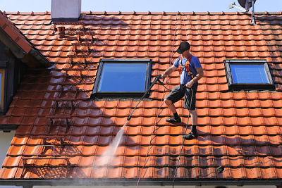 Nettoyage du toit à Senlis